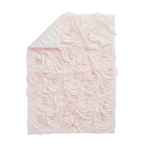 Monique Lhuillier Rosette Baby Quilt | Pottery Barn Kids
