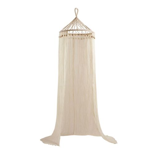 Boho Sheer Cotton Macrame Canopy