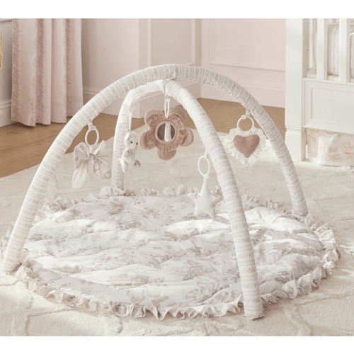 LoveShackFancy Floral Damask Neutral Activity Gym