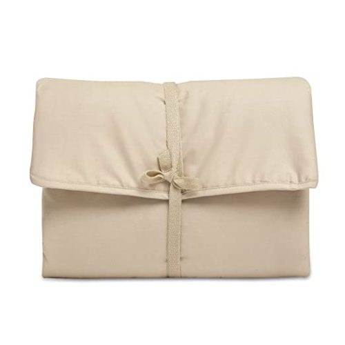 Natemia Baby Portable Diaper Changing Pad - Portable Changing Pad for Baby, Flexible Design for Travel, Machine Washable Percale Cotton, Made in Turkey, Baby Essentials