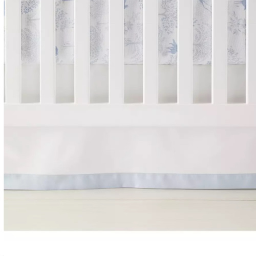 Border Frame Crib Skirt | Serena and Lily
