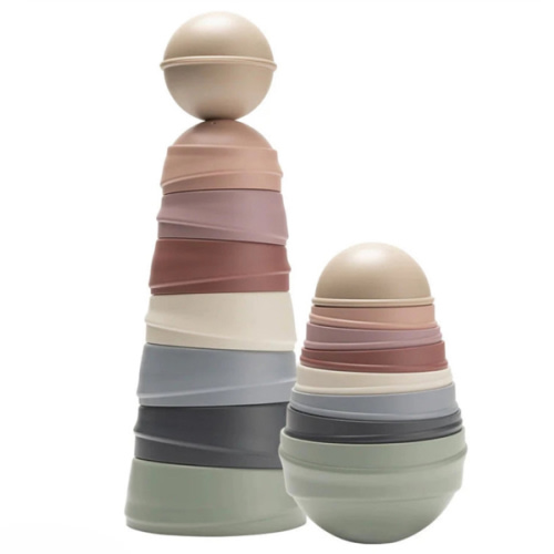 Woobly Tower - Pastel Rainbow