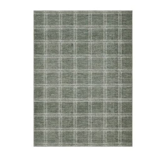 Washable Indoor Modern Living Room Area Rugs, Geometric Checkered Home Decor Carpet for Bedroom Dining Room Nursery