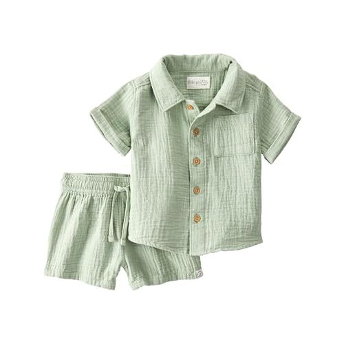 little planet by carter's unisex-baby 2-piece Shorts Set Made With Organic Cotton