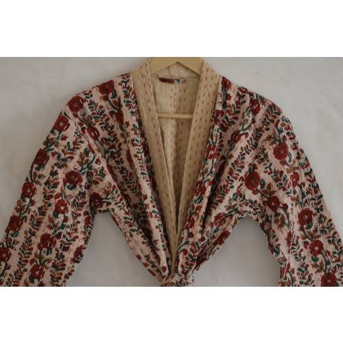 Oversize Luxury 2 Layer Robe Soft Cotton Bathrobe Natural Kimono Unisex Perfect Gift for Spa Lovers | Elegant Warm Robe | Cosy Winter Robe