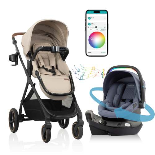 Build your own custom Travel System! Shyft Intuiti+ Travertine & Revol – Flint Evenflo® Company, Inc