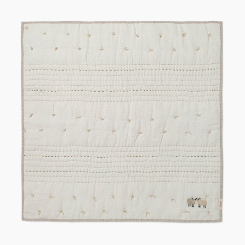 Crane Baby Finley Quilted Linen Blanket