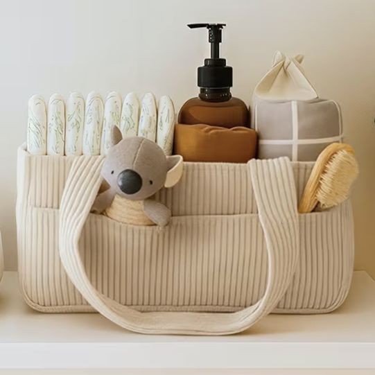 Putska Diaper Caddy - Cream