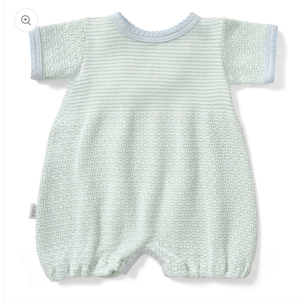Paty Knit Solid Color Bubble with Pima Trim - PatyInc