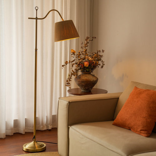 Mercer41 Maraia 62.2'' Golden Arched/Arc Floor Lamp & Reviews | Wayfair