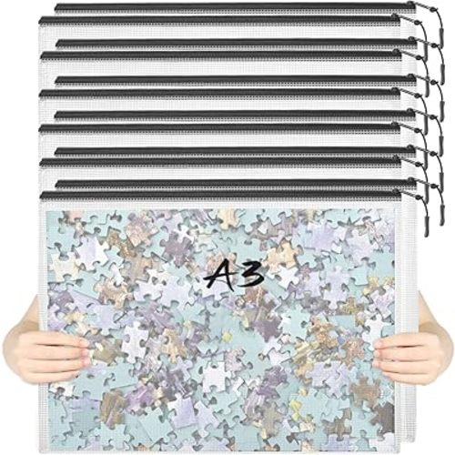 12pcs Mesh Zipper Pouch