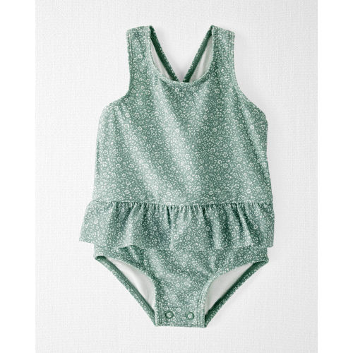 Baby Recycled Ruffle Swimsuit - Little Planet | Carter's