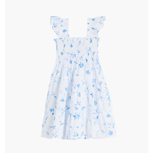 The Baby Ellie Nap Dress - Blue Botanical