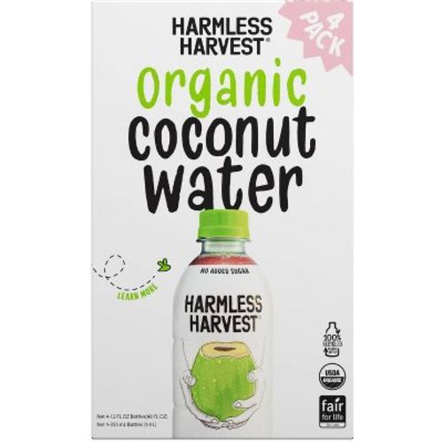 Harmless Harvest Organic Coconut Water - 4ct/12 Fl Oz