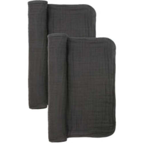 Cloud Muslin™ Burp Cloth 2 Pack - Charcoal – Lou Lou & Company