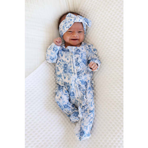 Betsy's Blooms Knit Large Bow Headwrap