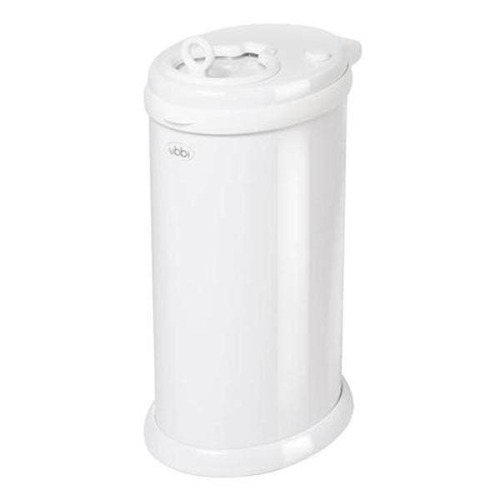 Ubbi White Diaper Pail
