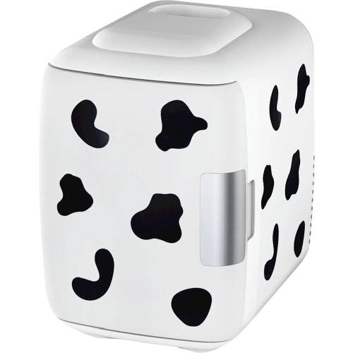 Cooluli - Classic 0.1 Cu. Ft. Mini Fridge - Cow