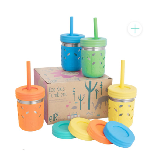Stainless Steel 10oz Drinking Tumblers + Food Storage