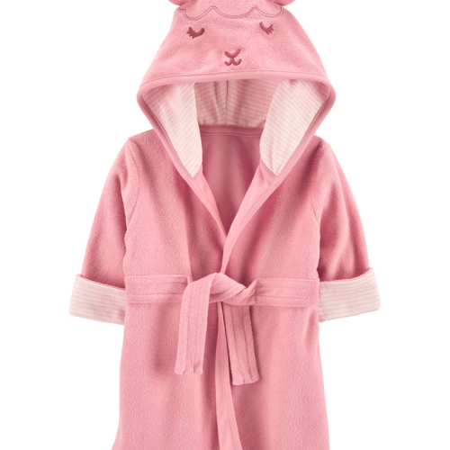 Pink Baby Lamb Hooded Terry Robe | Carter’s Oshkosh Canada