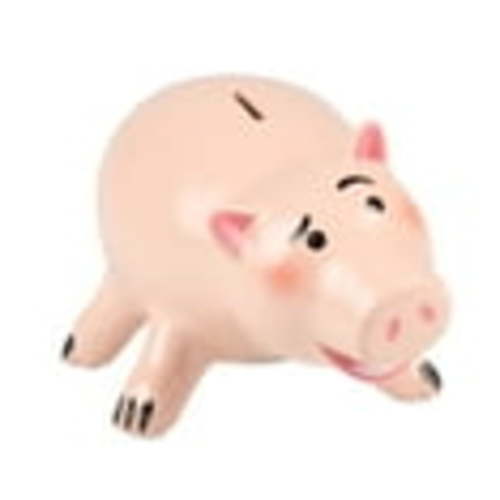 Toy Story Pig Hamm Piggy Bank , Ceramic, Pink, Disney, Gift