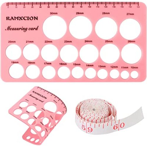 Nipple Ruler, Nipple Rulers for Flange Sizing Measurement Tool, Silicone Flange Size Measure Nipple Ruler for Breast Pump Flange Sizing - Soft Measurement Tool for New Mothers