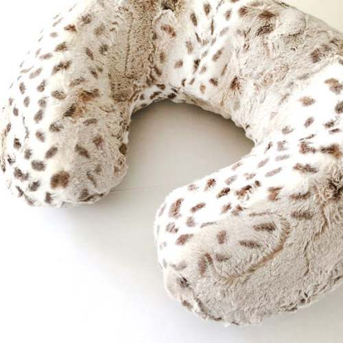 Ready to Ship Nursing Pillow Cover Faux Fur Artic Lynx in - Etsy