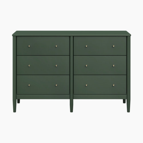 DaVinci Frem 6-Drawer Dresser (Forest Green)