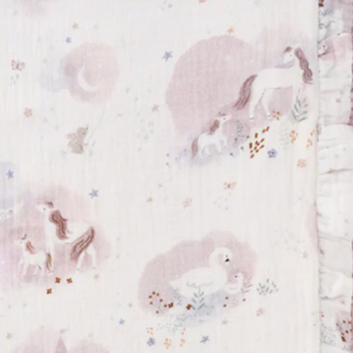 Fairytale Wonderland Organic Muslin Security Blanket – Elegant Baby