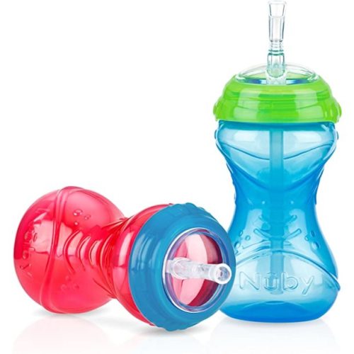 Nuby No-Spill Clik-It Cups 2-Pack
