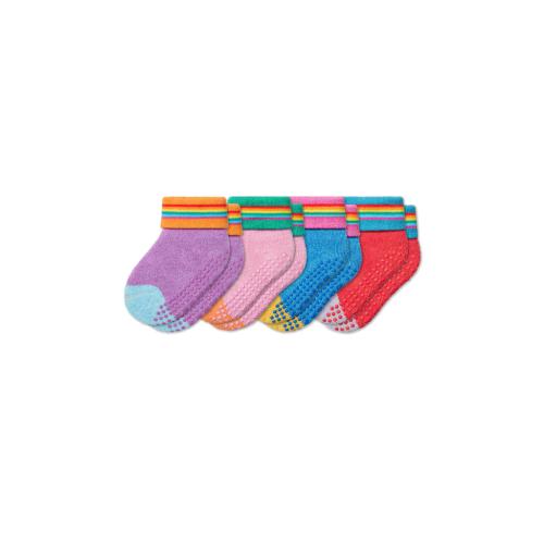 Baby Pride Gripper Sock 4-Pack (6-12 Months)
–
Bombas