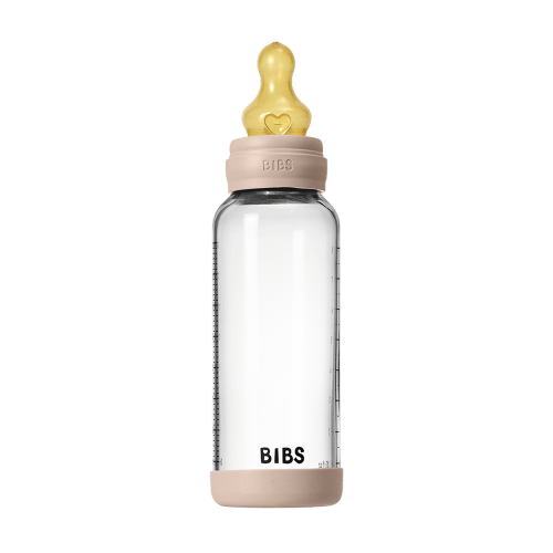 Baby Glass Bottle Set 8oz Latex - Blush