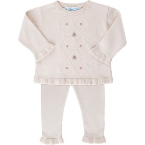 Rosebud Sweater & Pants Set, 12M