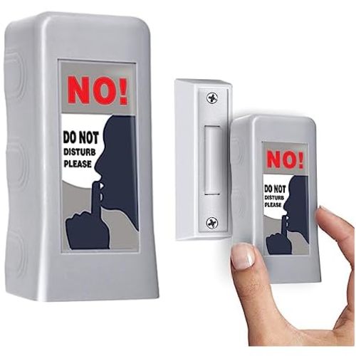 Knock Nanny Door Bell Cover, White