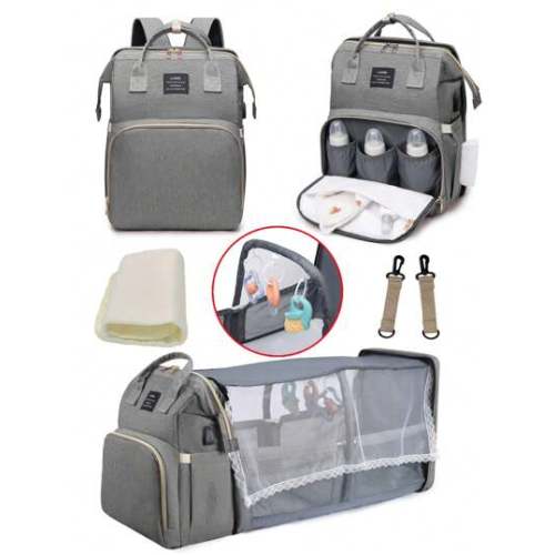 1pc Baby Diaper Bag Backpack With Changing Station, Multifunction Portable Waterproof Large Capacity Travel Baby Changing Bags, Baby Stuff Organizer , Baby Registry Search, Baby Diaper Bags For Boys & Girls, Baby Shower Gifts, Newborn Baby Essential Gifts