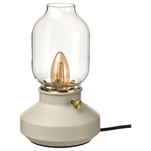 TÄRNABY Table lamp - dimmable beige 10 "