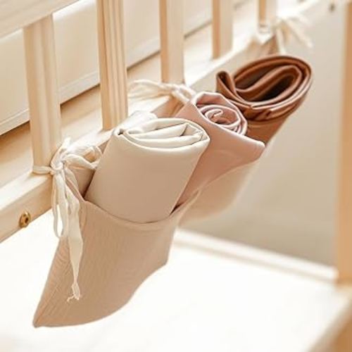 Konssy Baby Changing Mat, Waterproof, Wipeable Large (Brown,Beige)