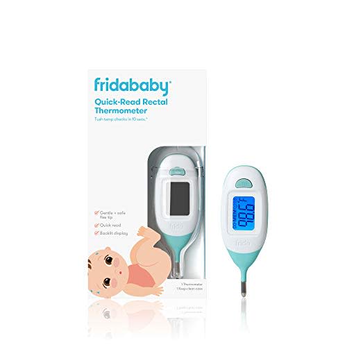 Frida Baby Thermometer, Rectal Thermometer for Baby, Digital Baby Thermometer for Newborns & Infants
