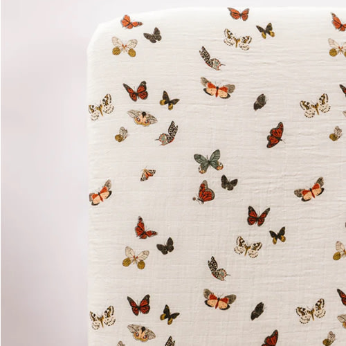 Butterfly Migration Crib Sheet