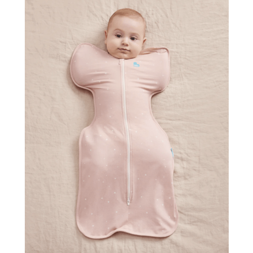 Swaddle Up™ 1.0 TOG Cotton Powder Pink Twinkle