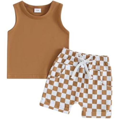 Baby Boy Summer Clothes Striped Tank Tops Camisoles and Shorts Newborn Boys Spring Summer Outfit
