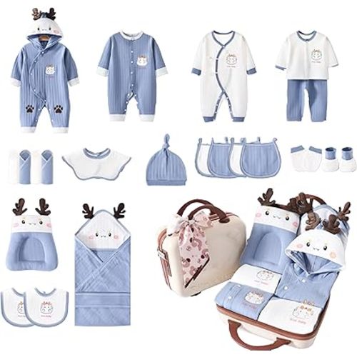 Newborn Clothing & Accessory Set,For New Born to 6 Months,Boy Outfits,Baby Girl Gifts Clothes Essentials Must Haves