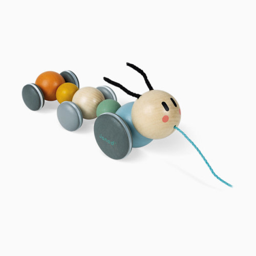 Janod Sweet Cocoon Pull Along Caterpillar