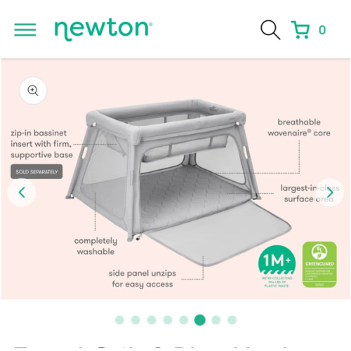 Travel Crib/Play Yard & Bassinet Insert