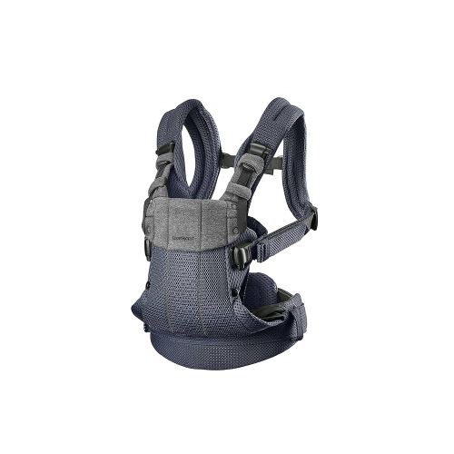 BabyBjörn Baby Carrier Harmony, Anthracite, 3D Mesh | 3-in-1 Ergonomic Baby Carrier; Newborn, Facing-In, Outward-Facing, and Back Carrying Positions Supported (7-40 lbs), Newborn to Toddler