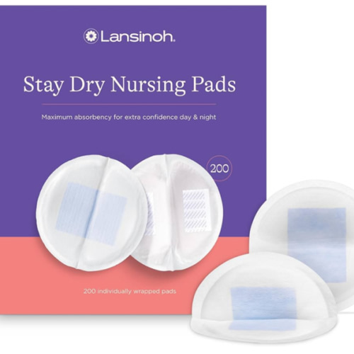 Amazon.com : Lansinoh Stay Dry Disposable Nursing Pads, Soft and Super Absorbent Breast Pads, Breastfeeding Essentials for Moms, 100 Count : Nursing Bra Pads : Baby