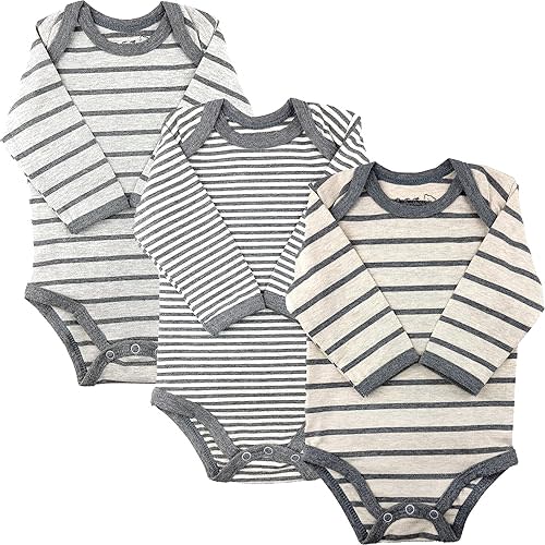 123 Bear Baby Cotton Spandex Long-Sleeve bodysuits unisex boy girl