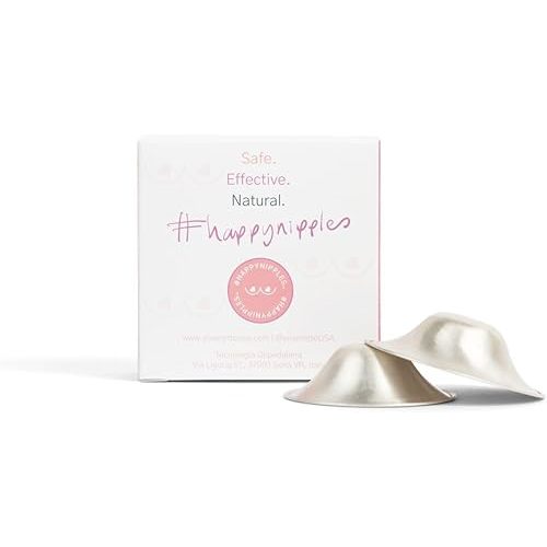 SILVERETTE The Original Silver Nursing Cups, Nipple Covers for Breastfeeding, Regular