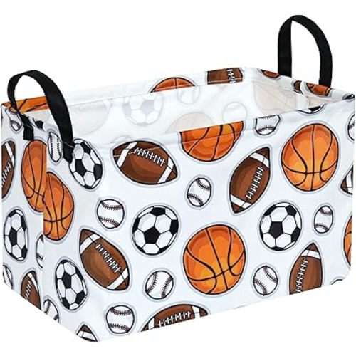 Rectangle Boys and Girls Storage Bin Baby Laundry Hamper Nursery Hamper for Clothes Toys Gift Basket With Handle