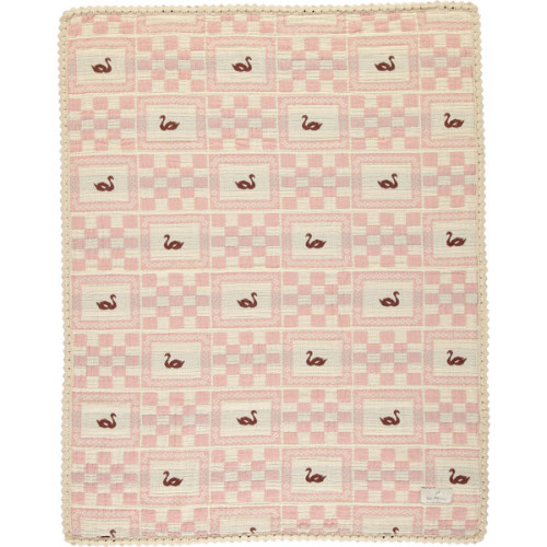 Swan Blanket, Swan Rose Patchwork - Bebe Organic | Maisonette